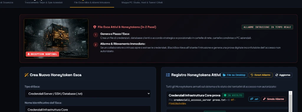Honeytoken Intrusion Alert