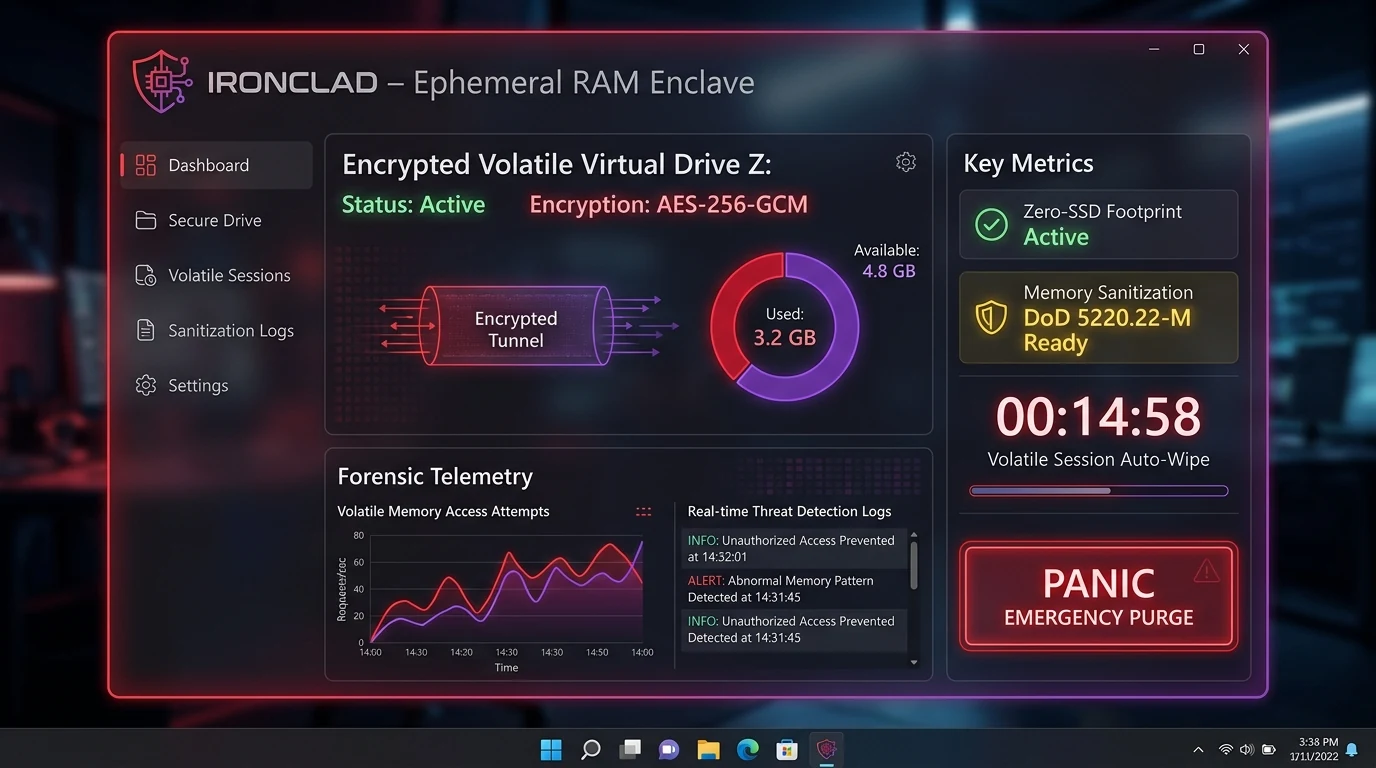 Enclave RAM Volatile Dashboard
